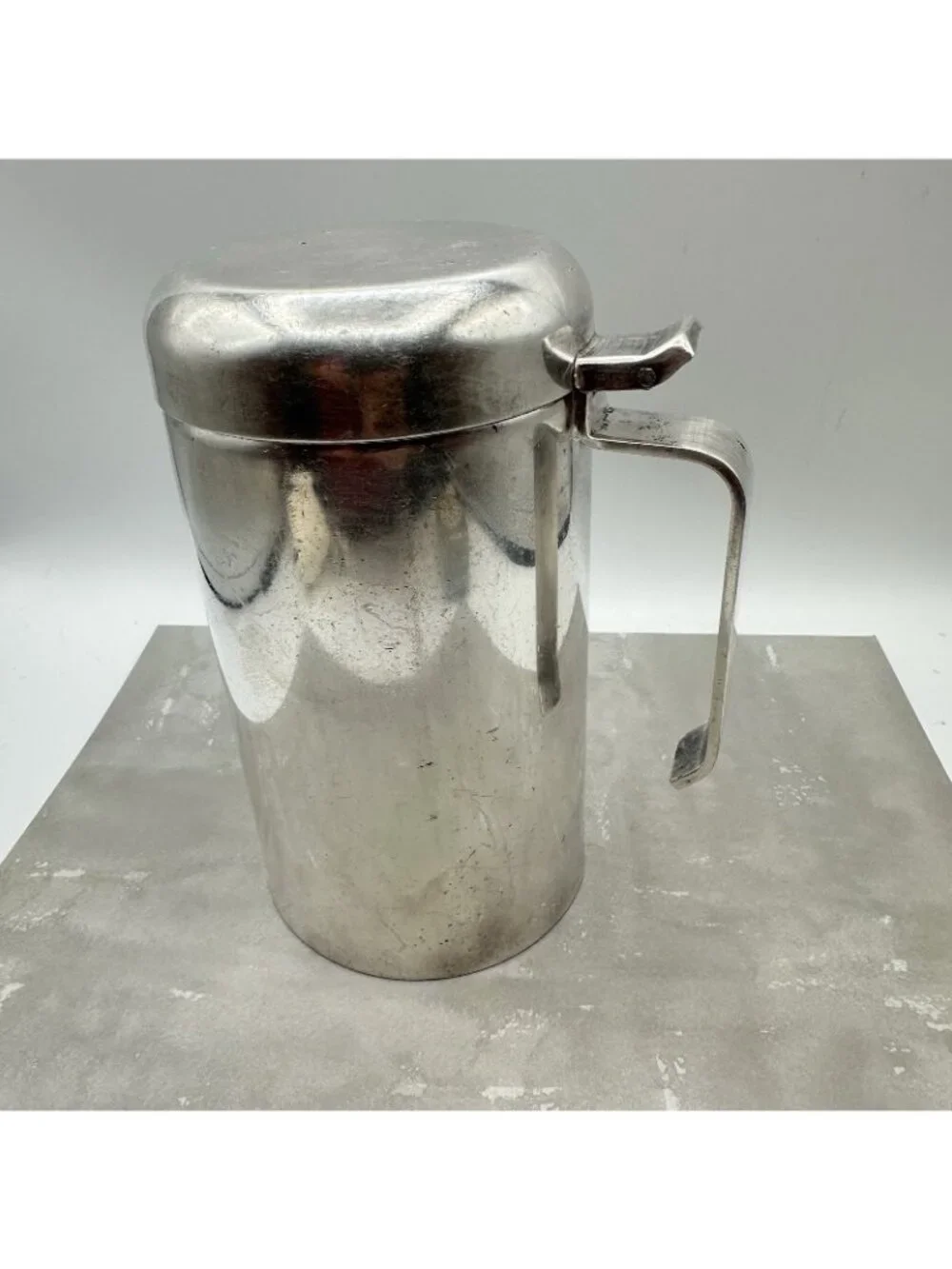 Vintage Sambonet Italy Stainless Steel Vase Minimalist MCM Decor Vessel